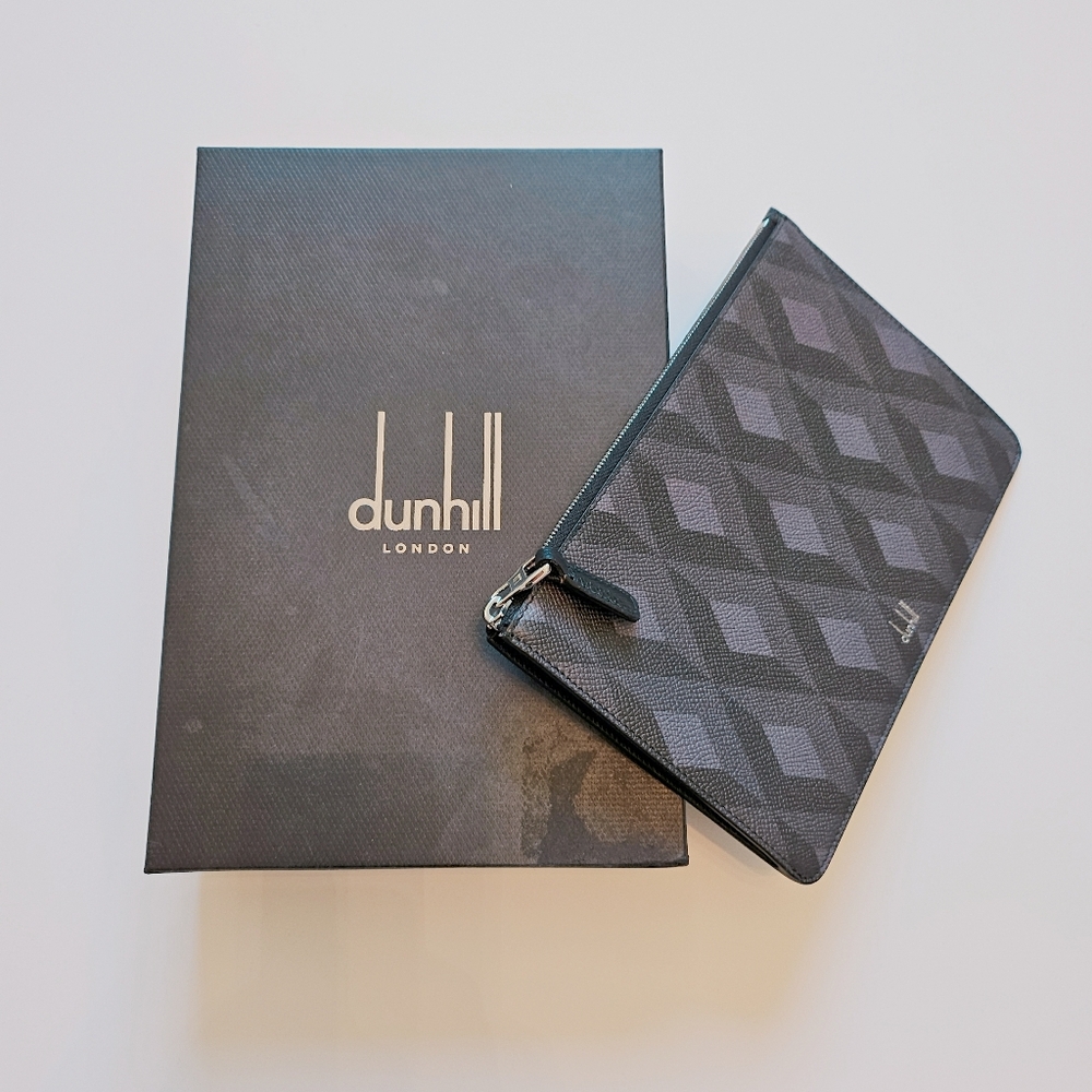 DUNHILL Mens Clutch Zip Pouch